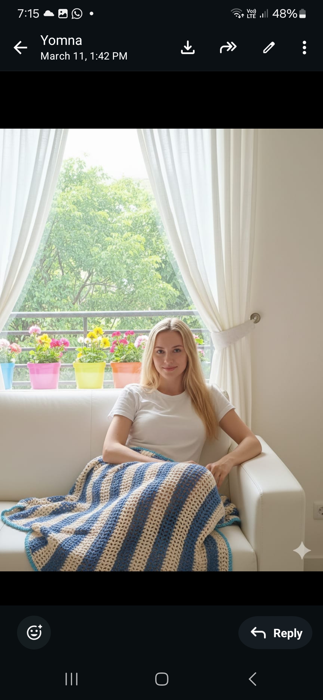 مفرش هاند ميد كورشيه