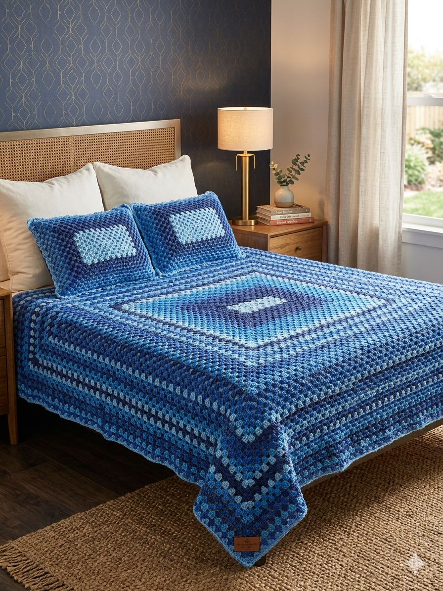 مفرش هاند ميد كورشيه